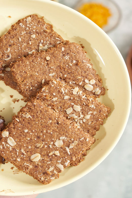 Ginger Biscuits with Oats (250 Grams)    بسكويت الجنزبيل بدقيق الشوفان جلوتين فرى /لاكتوز فرىً