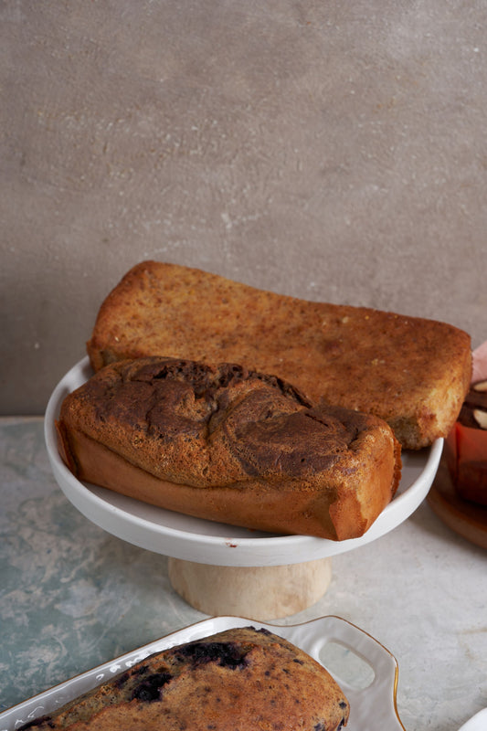 Marble cake with almond flour & stevia (lactose-free) (ماربل كيك بدقيق اللوز و الاستيفيا (جلوتن فري)(خالي من اللاكتوز